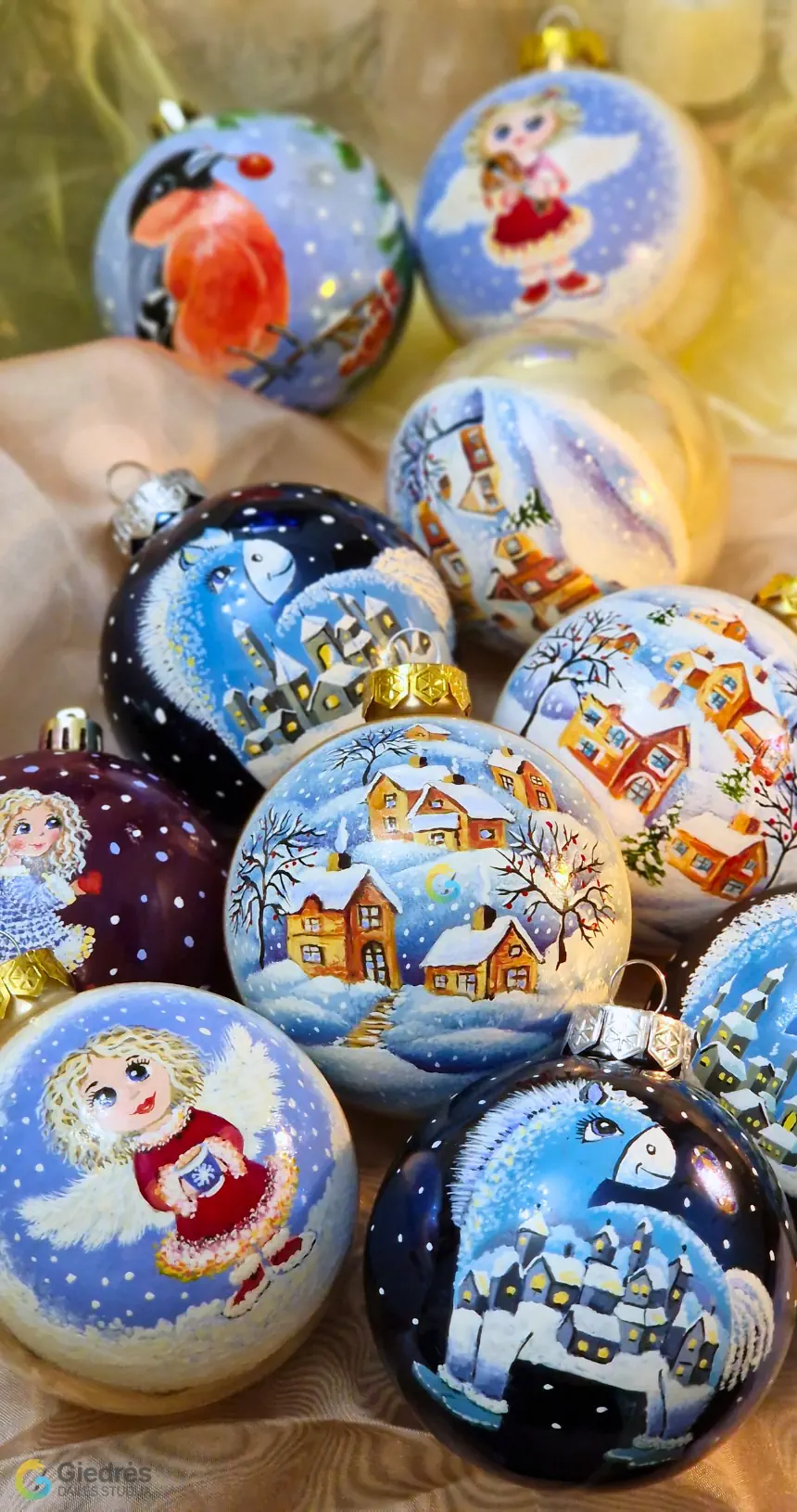 Kalėdinių žaisliukų dirbtuvės - GiedresStudija.lt